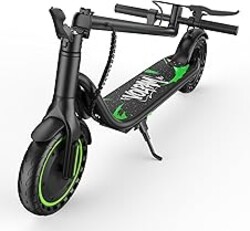 VOLPAM Electric Scooter with 8.5"/10" Solid Tire, 350W/500W Powerful Motor & 19/22 MPH Top Speed, 16-28 Miles Long Range, Folding E Scooter Choice