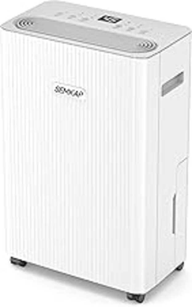 2500 Sq.Ft Dehumidifier for Basement with Drain Hose, SEMKAP 32 Pints Dehumidifiers for Home, Large Room, Bathroom, Bedroom, Low Noise With Smart Compressor, Intelligent Humidity Control, 24HR Timer