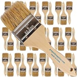 Pro Grade 2" Chip Brushes – Disposable Paint Brushes (36 Pack) Contractor Pack for Paint, Stain, Glue & Epoxy
