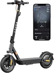 Electric Scooter 44 Miles Long Range, Electric Scooter Adults with 12in Vacuum Tires, Front Suspension, TCS Anti-Slip, 46.8V, Turn Light, APP Control, E Scooter for Commuting, Travel, UL2272