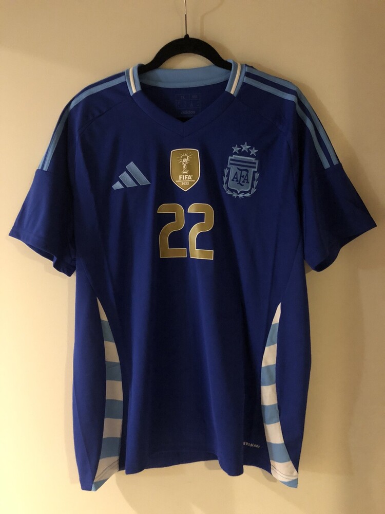 Argentina Adidas Away Soccer Jersey Copa America 2024 Lautaro Martinez 2XL NWT