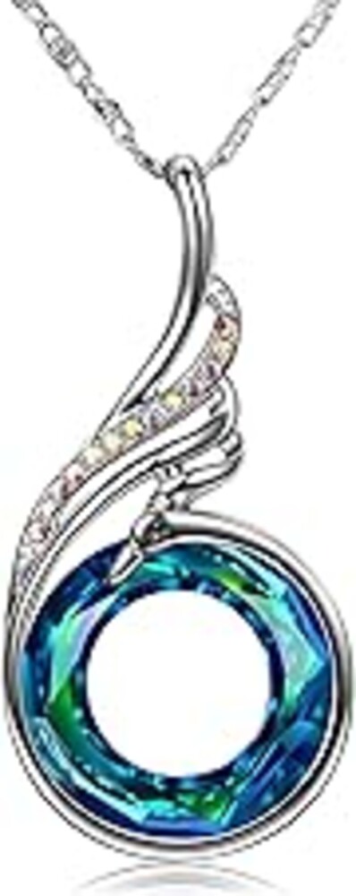 Kate Lynn "Rise From the Ashes Phoenix Necklace Made with Crystals from Austria, 18"+2" Necklace, Packaged with Jewelry Box, Birthday Gift for Women, Symbol of Luck and Renewal