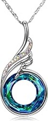 Kate Lynn "Rise From the Ashes Phoenix Necklace Made with Crystals from Austria, 18"+2" Necklace, Packaged with Jewelry Box, Birthday Gift for Women, Symbol of Luck and Renewal