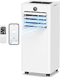 CKEARO Portable Air Conditioner 16,000 Btu Smart AC Unit with WiFi APP Control for Large Rooms Up to 750 Sq.Ft, Fast Cooling, Dehumidifier, Fan, Quiet 36dB Sleep Mode 24H, Window Kits for Room Indoors