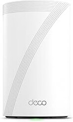 TP-Link Deco 7 Pro BE14000 Tri-Band Wi-Fi 7 Whole Home Mesh System | 8-Stream 14 Gbps | 10G WAN/LAN Port | Up to 8100 Sq.ft, 200 Devices Capacity | 320 MHz, HomeShield, AI-Roaming | BE67 1-Pack Router