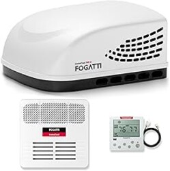 FOGATTI RV Air Conditioner InstaCool 16K BTU Ducted, Rooftop AC Unit RV, All in One Unit, Easy Install, Quiet AC, InstaCool (Ducted, White)