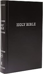 KJV, Pew Bible, Large Print, Hardcover, Black, Red Letter, Comfort Print: Holy Bible, King James Version