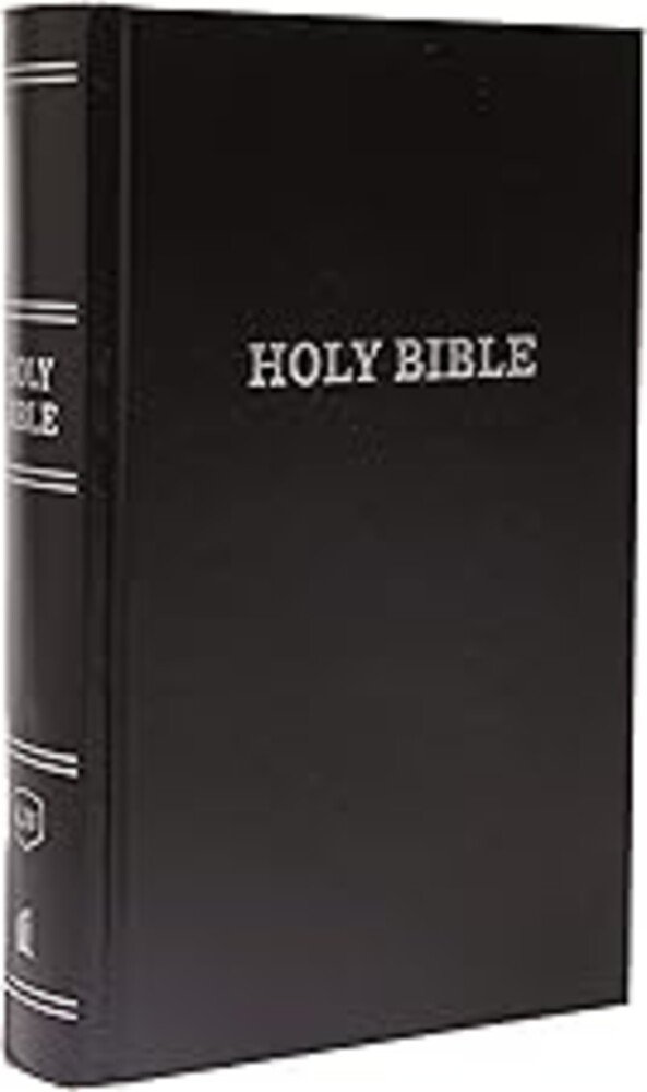 KJV, Pew Bible, Large Print, Hardcover, Black, Red Letter, Comfort Print: Holy Bible, King James Version