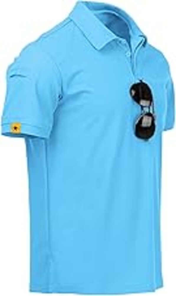 ZITY Mens Polo Shirt Short Sleeve Sports Tactical T-Shirt Athletic Golf Polos Daily Casual Stylish Collared Shirts for Men