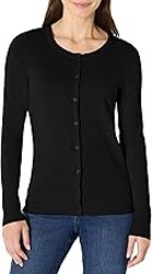 Amazon Essentials Women's Lightweight Crewneck Cardigan Sweater (Available in Plus Size)