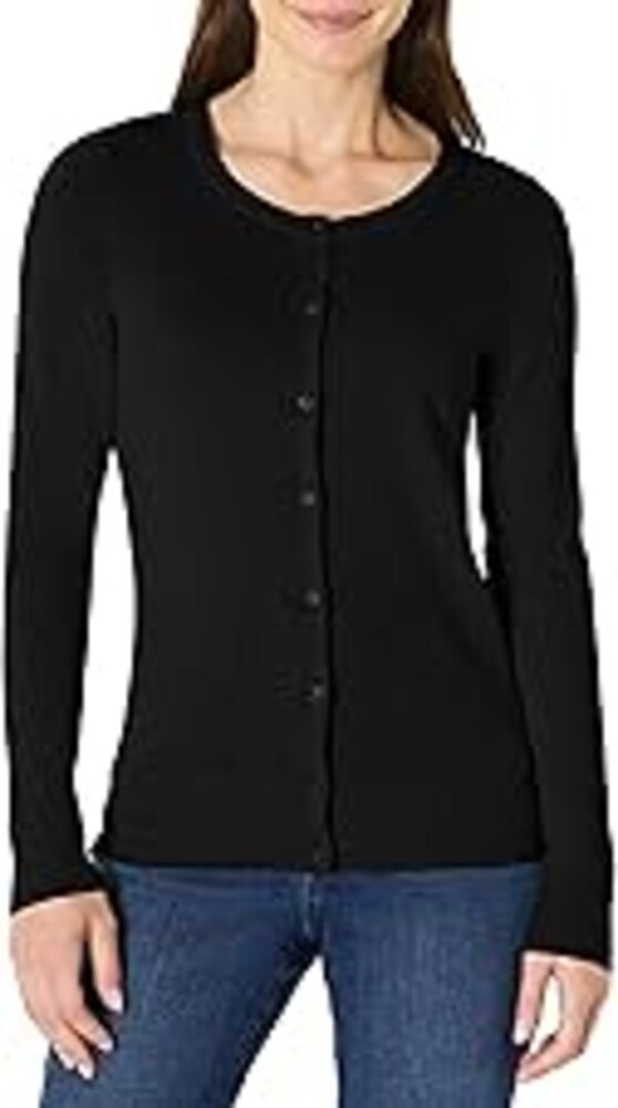 Amazon Essentials Women's Lightweight Crewneck Cardigan Sweater (Available in Plus Size)