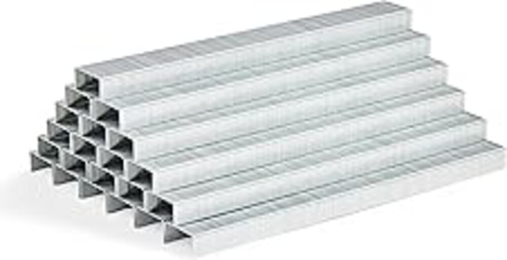 Amazon Basics Standard Stapler Staples, 1/4" Length, 50000 Count, 10-Pack of 5000, Silver