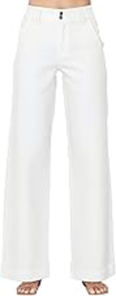 Astylish Women's High Waisted Wide Leg Straight Jeans