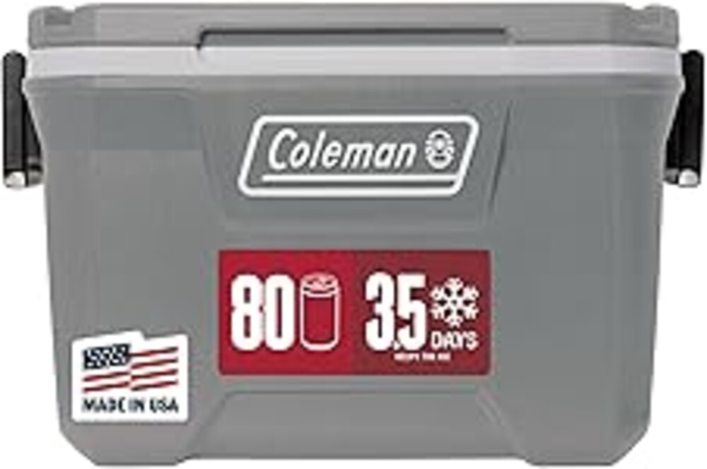 Coleman Classic Series Insulated Portable Cooler, Leak-Resistant Outdoor Hard Cooler Keeps Ice up to 5 Days, 52/70/120/150 Quart