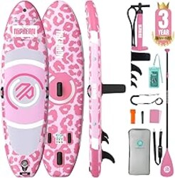 Niphean（Ultra-Light） Inflatable Paddle Board with StabilTrac Fin and Durable SUP Accessories, 10' Stand Up Paddle Boards for Adults & Youth, Versatile Yoga Paddle Board, Gift Ideas