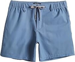 maamgic Men's 5/7 Inch Casual Classic Fit Shorts with Multi-Pocket Quick Dry Sports Shorts