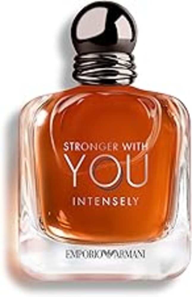 Armani Beauty - Stronger With You Intensely - Cologne for Men - Fougère Ambery Woody Men’s Fragrance - Pink Pepper, Lavender, Vanilla Notes