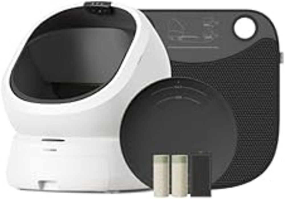 PETLIBRO Automatic Litter Box Bundle with Accessories Kit, Open Top Self Cleaning Litter Box with AI-Camera Waste Analysis, Multi-Cat Recognition, Usage Tracking, Auto Odor Control & Safety Sensors