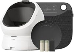 PETLIBRO Automatic Litter Box Bundle with Accessories Kit, Open Top Self Cleaning Litter Box with AI-Camera Waste Analysis, Multi-Cat Recognition, Usage Tracking, Auto Odor Control & Safety Sensors