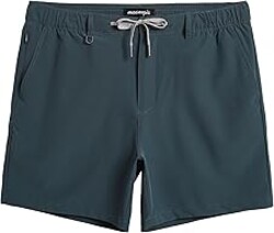 maamgic Men's 5/7 Inch Casual Classic Fit Shorts with Multi-Pocket Quick Dry Sports Shorts
