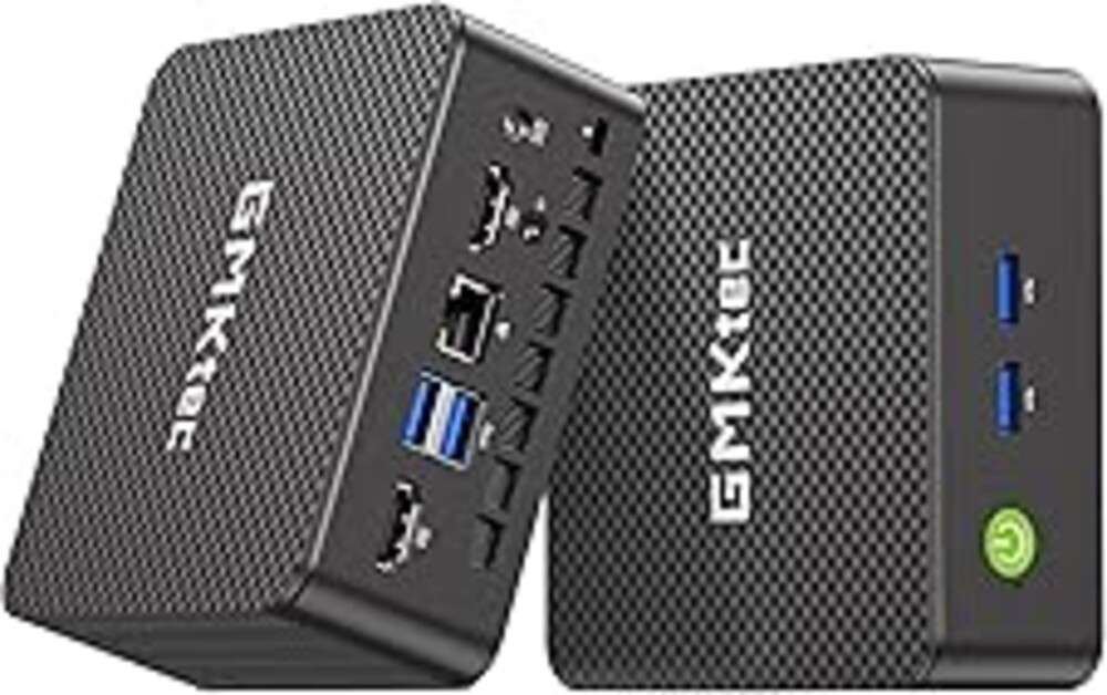 GMKtec G3 Pro Mini PC, Intel Core i3-10110U (Beats 4300U/N150) 16GB DDR4 (Dual Channel) 512GB PCIe M.2 SSD, Desktop Computer 4K Dual HDMI/USB3.2/WiFi 6/BT5.2/2.5GbE for Office, Business
