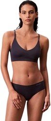 Calvin Klein Women's Invisibles Comfort Lightly Lined Seamless Wireless Triangle Bralette Bra