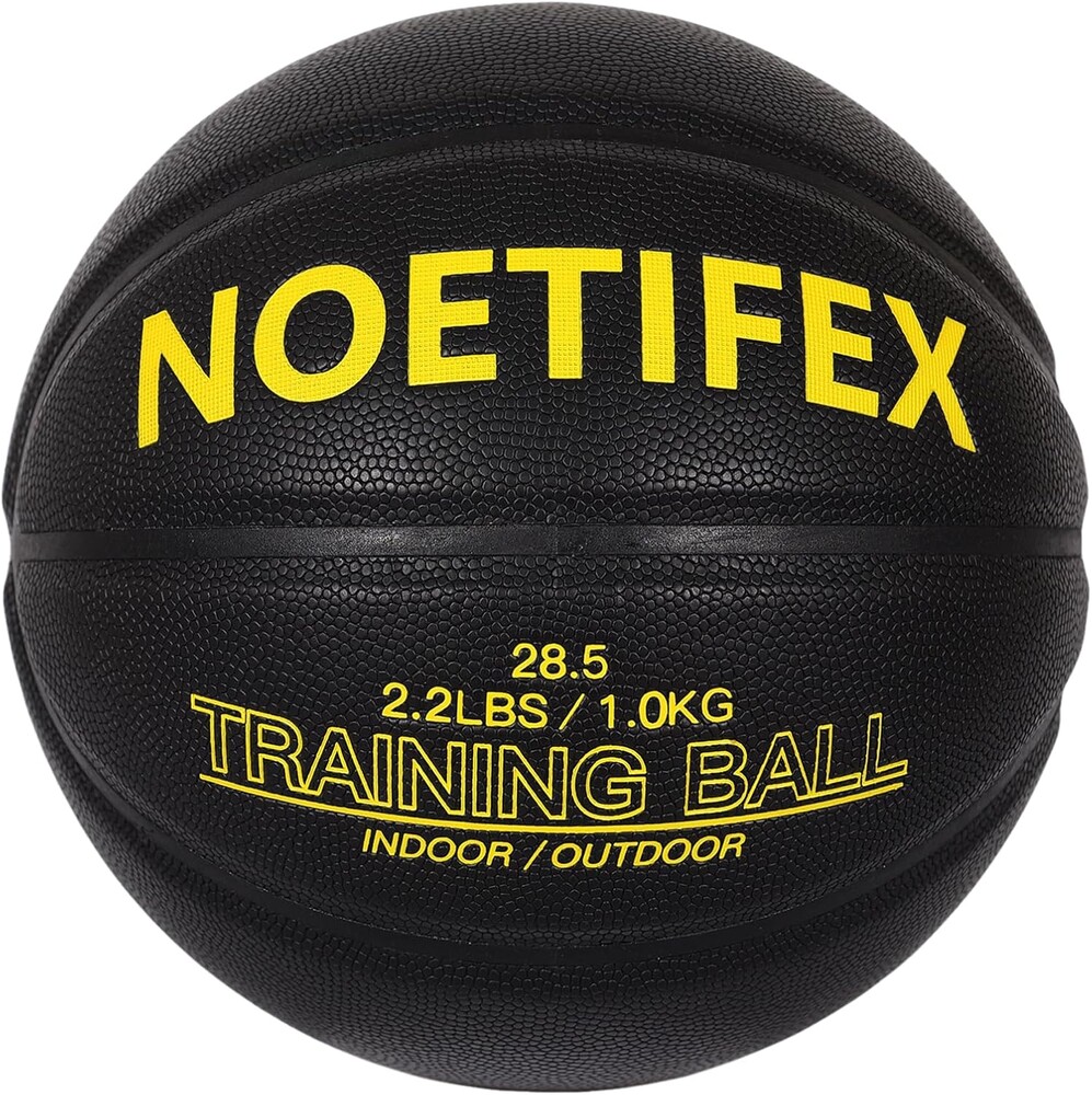Weighted Heavy Basketball 3LBS/2.2LBS 29.5"/28.5" Training Equipment for Indoor & Outdoor – Improve Dribbling, Passing, Handling & Rebounding Skills Weighted Training Basketball (Deflated)