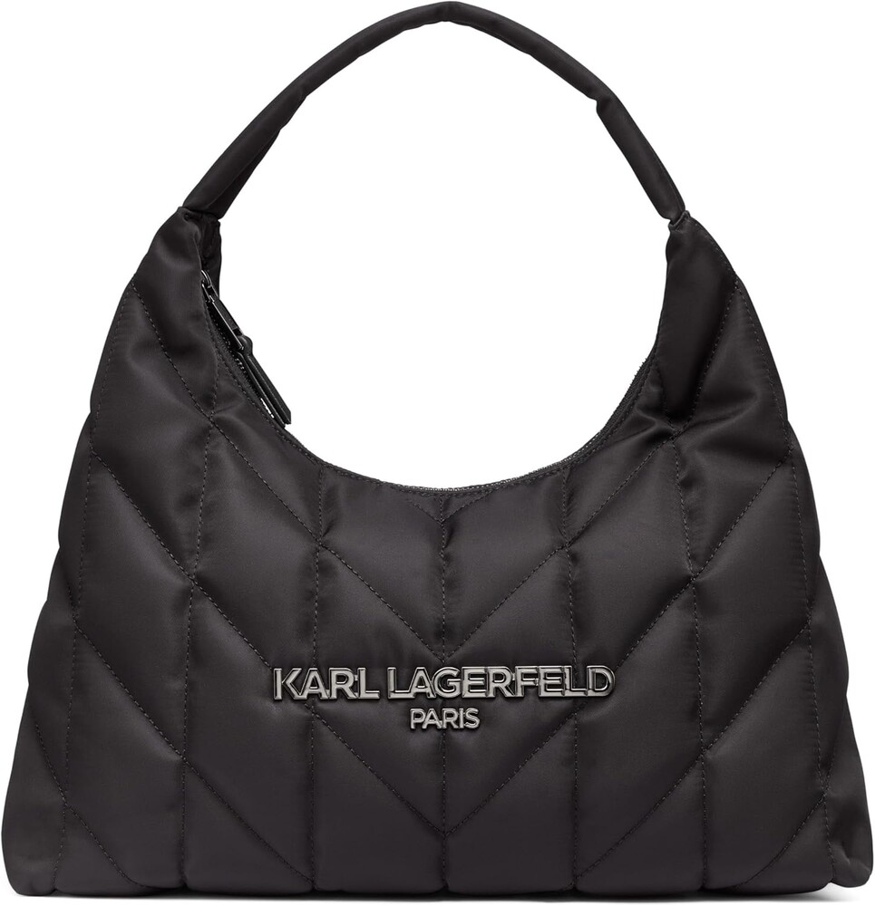 KARL LAGERFELD Women's Voyage Hobo Bag With Logo