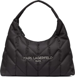 KARL LAGERFELD Women's Voyage Hobo Bag With Logo