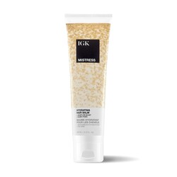 IGK Mistress Hydrating Hair Balm | Leave-In Conditioner + Smoothing Styling Cream | Frizz Control for Dry, Curly & Wavy Hair | Coconut Oil Treatment | Vegan