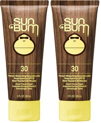 Sun Bum Original SPF 30 Sunscreen Lotion | Vegan and Hawaii 104 Act Compliant (Octinoxate & Oxybenzone Free) Broad Spectrum Moisturizing UVA/UVB Sunscreen with Vitamin E | 3 oz (Pack of 2)