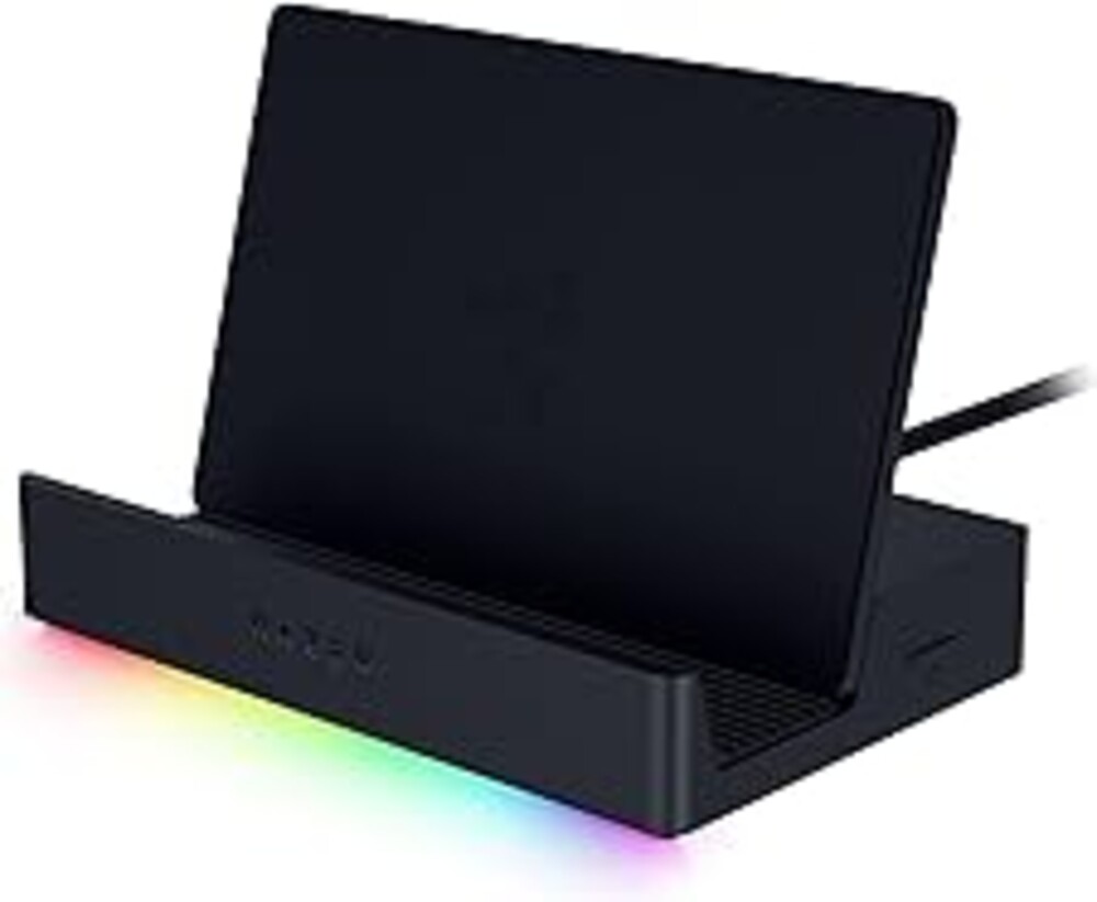 Razer Handheld Dock Chroma: Charging Hub & Expand Connectivity for Mobile Gaming & Tablets - iPhone 16, Steam Deck, ROG Ally, Switch & More - USB C, USB A (3), HDMI, GbE - 100W Power (Renewed)