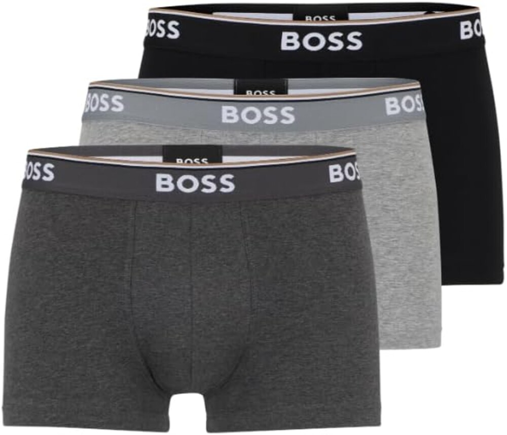 BOSS Men's 3-Pack Cotton Trunk