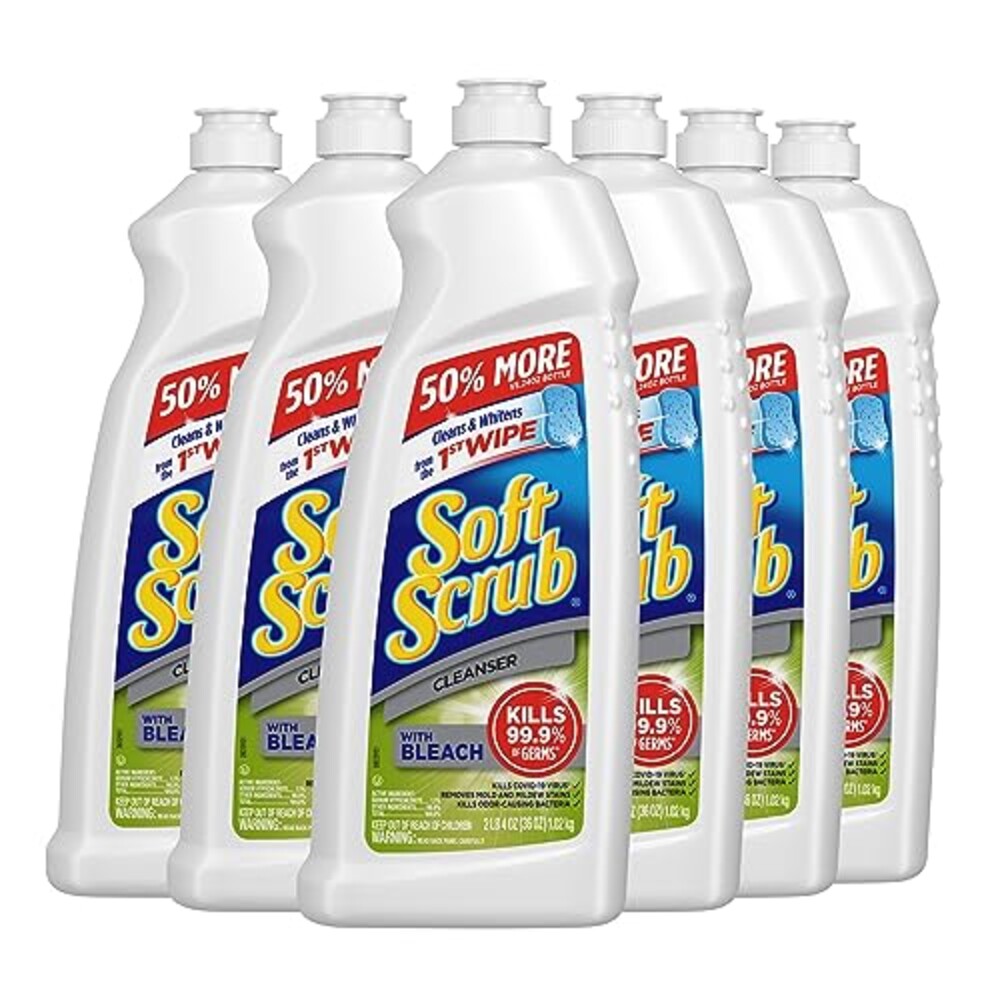 Soft Scrub Antibacterial Cleaner with Bl
