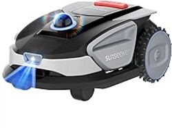 Sunseeker S4 LiDAR Robot Lawn Mower for Up to 0.25 Acre (1000 m²), Vision AI + 360° 3D LiDAR Navigation, Wire-Free Virtual Boundary, Systematic Cutting, 42% Slope, App Control, 60 dB Quiet Mowing