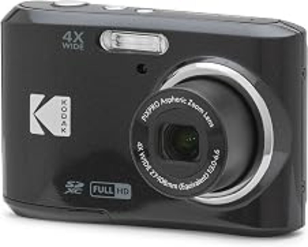 Kodak PIXPRO FZ45 Digital Camera, 16MP Point & Shoot with 4X Optical Zoom, 27mm Wide Angle, 2.7 Inch LCD, 1080p Video, Black