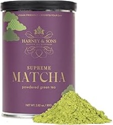 Harney & Sons Supreme Matcha, 80 gram tin, 2.82 ounces