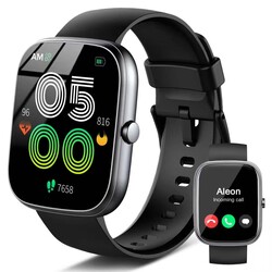 Smart Watch (Answer/Make Calls), 1.91"HD Smartwatch for Men Women Heart Rate/Sleep Monitor/Pedometer/Calories, 2026 New Fitness Watch with 113+ Sport Modes, IP68 Waterproof for Android iOS Black
