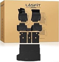 LASFIT Full Set Floor Mats for BMW X3 2025 2026 Custom Fit TPE All Weather 1st & 2nd Row & Seat Back Mat & Cargo Mat Car Mats and Trunk Liners Accessories for 30 xDrive M50 xDrive