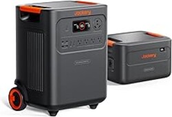 Jackery HomePower 3600 Plus Portable Power Station with Extra Battery, 3600W AC Output, 7168Wh LFP Solar Generator, Expandable up to 21kWh, Essential Home Backup for Home Use, Emergencies
