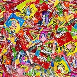 Bulk Candy Variety Pack 8 Pounds Assortment, Approx. 400 Pieces Individually Wrapped Fun Size Chewy And Hard Candy For Parties, Classrooms, Pinatas, Goodie Bags And Buffets
