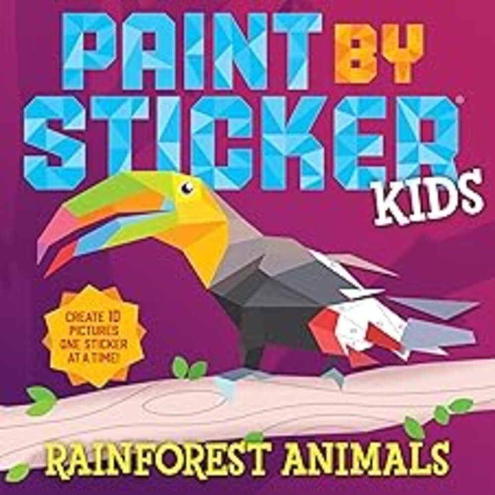 Paint by Sticker Kids (Official): Rainforest Animals