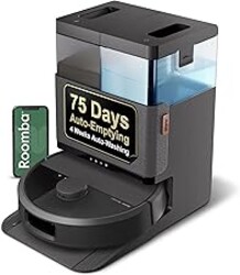 iRobot Roomba Plus 505X Combo Robot Vacuum & Mop + AutoWash Dock, Auto‑Empties up to 75 Days, Extending Spinning Mop Pads, Pad Wash & Heated Drying, Avoids Obstacles, LiDAR, Ideal for Homes with Pets