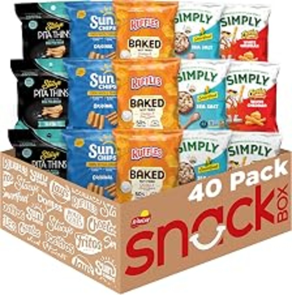 Frito-Lay Ultimate Smart Care Package 2.0, Variety Assortment of Snacks (Pack of 40)