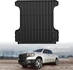LASFIT 5.7FT Truck Bed Mat for Ram 1500/1500 RHO 2019-2026 & RAM 1500 New Body 2019-2024 Short Bed (5FT7 / 67.4inches) Not for Rambox, All Weather Custom Fit Truck Cargo Bed Liner, Black