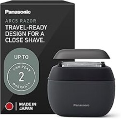 Panasonic ARC5 Palm-Sized Foil Shaver, Handheld Luxury Compact Travel Shaver with 5-Blade Cutting System and USB-C Charging, Wet/Dry Electric Razor for Daily Shaving Routine - ES-PV3A-K
