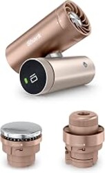 Shark ChillPill – The Only 3-in-1 Personal Cooling System with Fan, InstaChill Cooling Plate & Dry-Touch Mist – Portable, Handheld, Drops Skin Temp Up to 16°F, 10 Speeds, Iced Latte, FA022BR