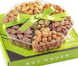 Fathers Day Nuts Gift Basket - Extra Large Assortment of Sweet & Roasted Salted Gourmet Nuts - Food Gift Box for Dad, Him, Husband, Christmas, Father's Day, Mother's Day, Family, Men & Women