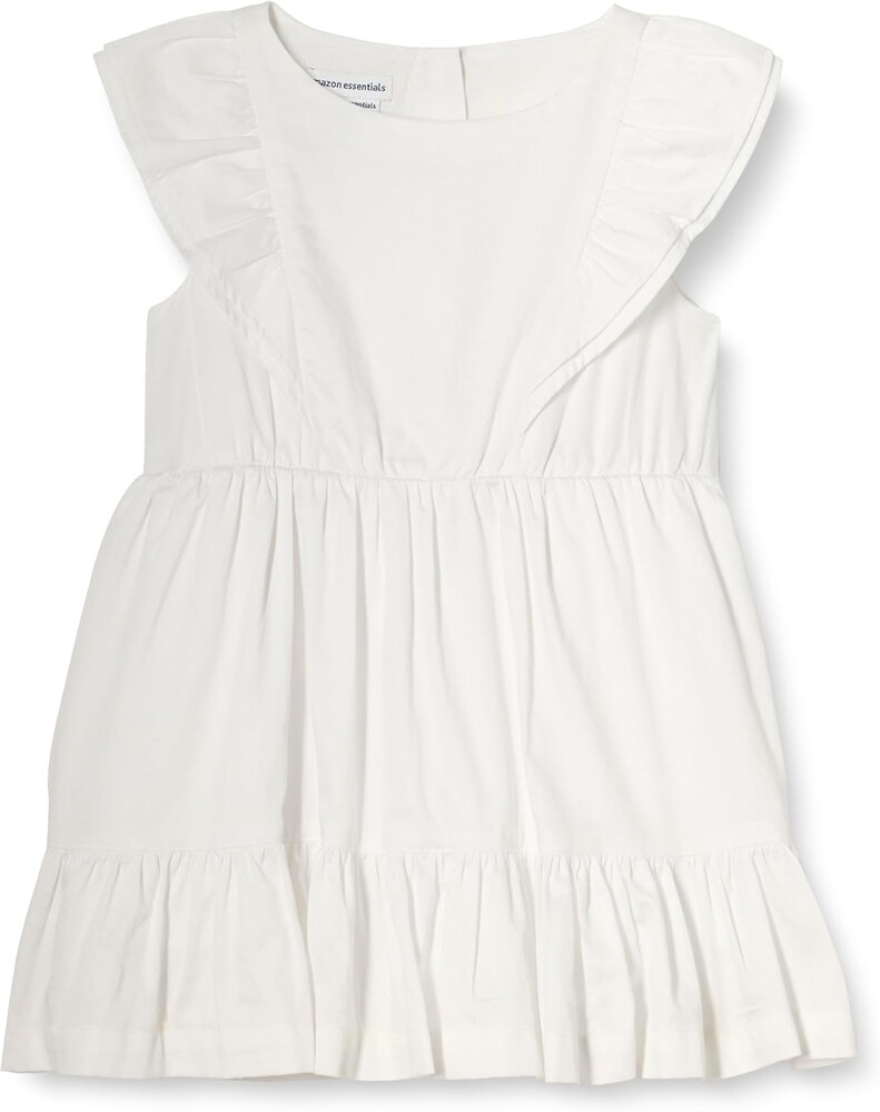 Amazon Essentials Girls and Toddlers' Ruffle Woven Dress