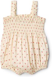 Amazon Essentials x Sofia Grainge Baby Girls' Woven Sleeveless Ruffle Romper